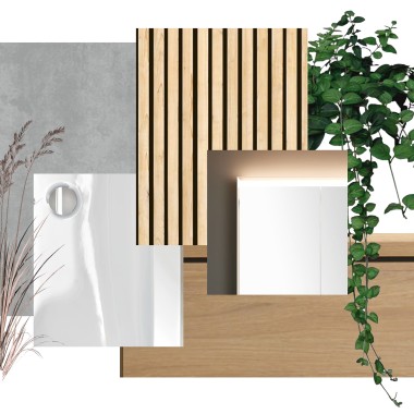 Moodboard dizajna 6x6 (© Bjerg Arkitektur)