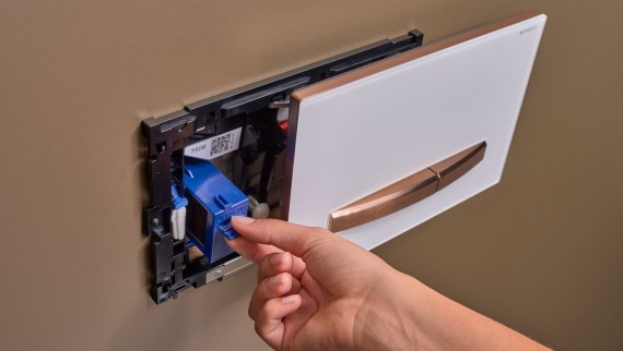 Geberit Sigma50, pravougaona, sa jedinicom za prečišćavanje neprijatnih mirisa Geberit Sigma50, pravougaona, sa jedinicom za prečišćavanje neprijatnih mirisa