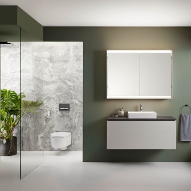 Geberit AquaClean Mera Comfort WC sa tušem u kupatilu Geberit ONE