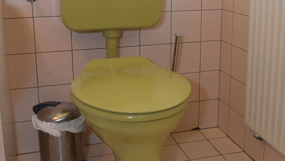 Stari WC sa predzidnim vodokotlićem