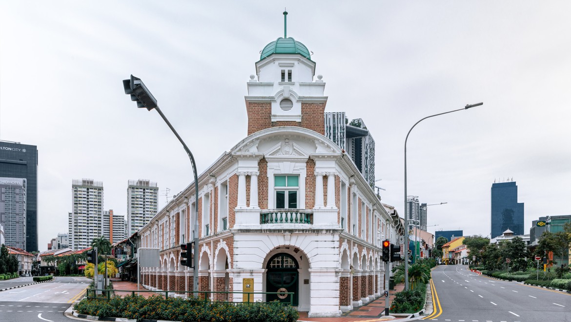 Born Restaurant se nalazi na stanici Jinrikisha, jednoj od retkih istorijskih zgrada u Singapuru (© Owen Raggett)