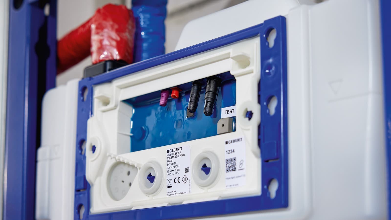 Kontrola higijenskog ispiranja Geberit HS30 u ugradnom vodokotliću Kontrola higijenskog ispiranja Geberit HS30 u ugradnom vodokotliću