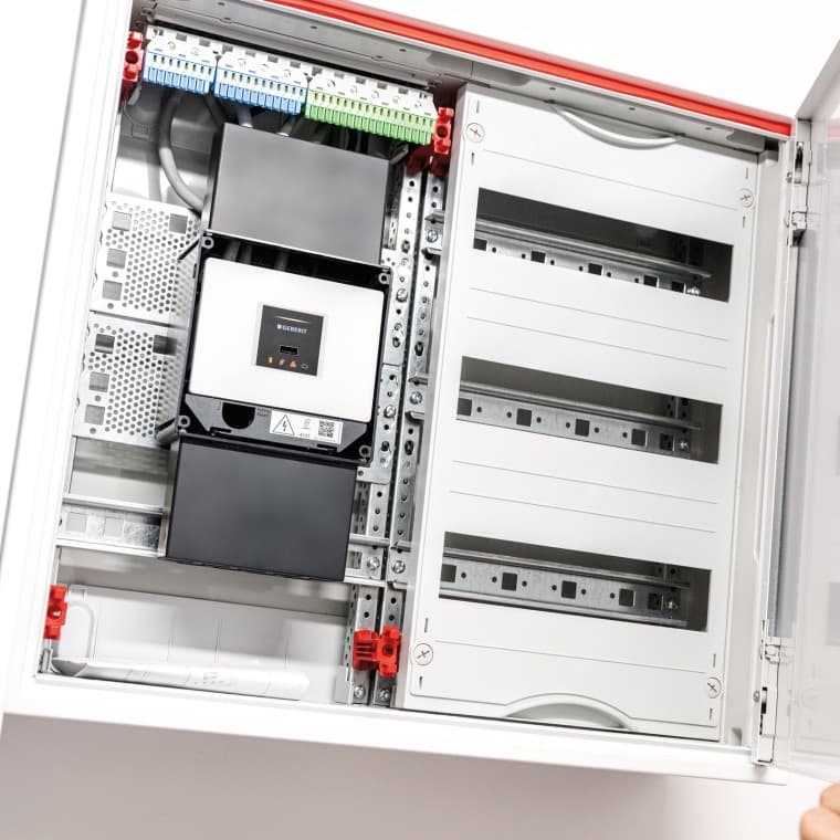 Geberit Gateway integrisan u kontrolni ormarić Geberit Gateway integrisan u kontrolni ormarić