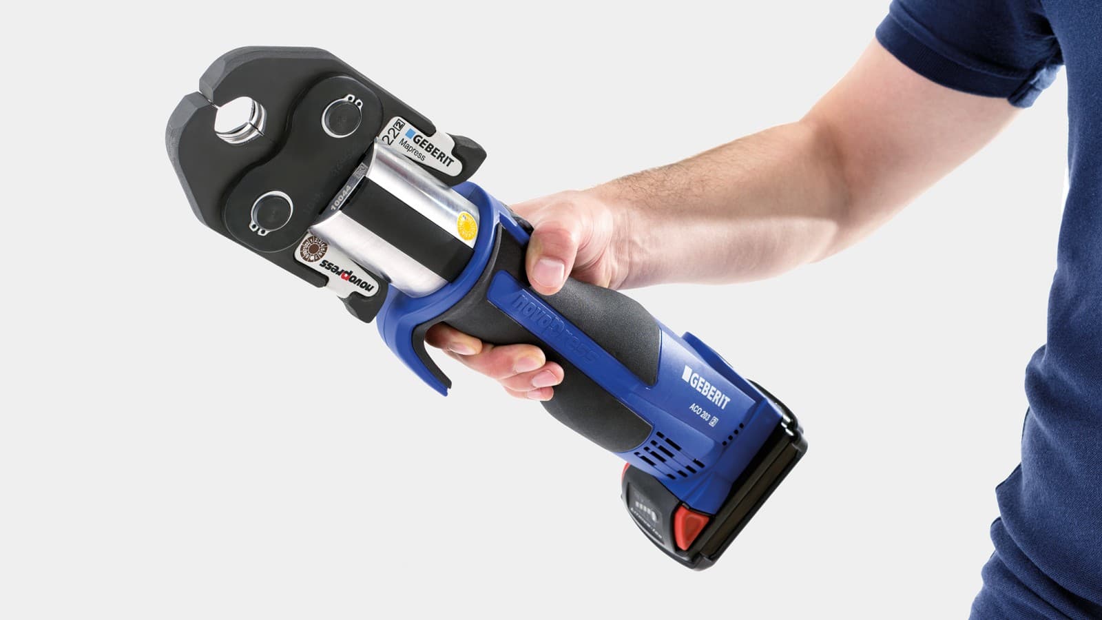 Geberit čeljusti za stiskanje za guste spojeve Geberit čeljusti za stiskanje za guste spojeve