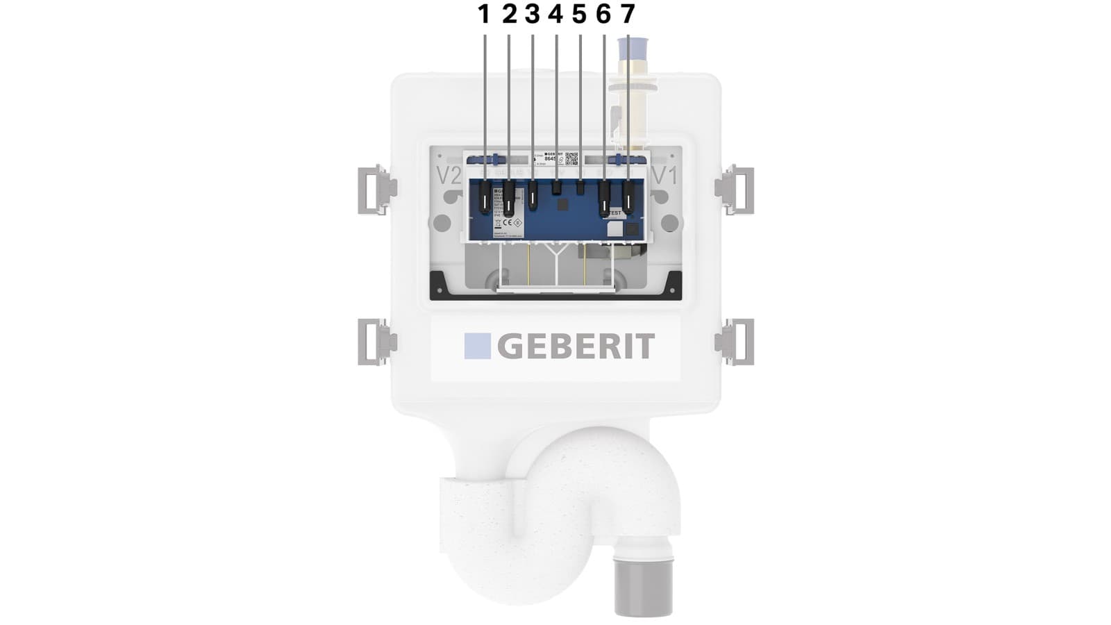 Geberit HS50 jedinica za higijensko ispiranje (© Geberit) Geberit HS50 jedinica za higijensko ispiranje (© Geberit)